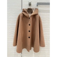 LORO PIANA BROWN CASHMERE CAPE 2024