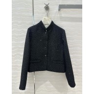 CHANEL BLACK TWEED JACKET 2025