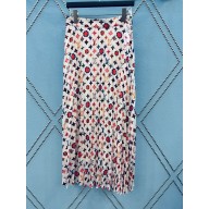 LOUIS VUITTON Monogram Silk SKIRT 2025