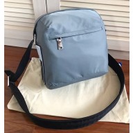 Prada Technical Fabric Bandoleer Shoulder Bag 2VH026 Gray 2018