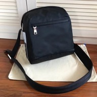 Prada Technical Fabric Bandoleer Shoulder Bag 2VH026 Black 2018