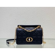 dior small Jolie Top Handle Bag in Latte Cannage Calfskin black 2024