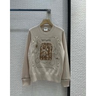 Hermes cashmere sweater creamy 2023 fall