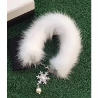 Miu Miu Mink Fur Bracelet White/Black/Pink/ 2018