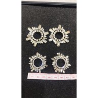 Amina Muaddi Begum CRYSTAL Earrings 2022