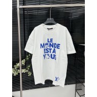 LOUIS VUITTON Graphic Cotton T-Shirt 1AHCW3 2025