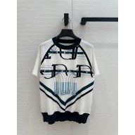Hermes CHAIN  PRINTED short sleeved sweater 01 2025