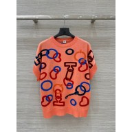 Hermes CHAIN  PRINTED short sleeved sweater 06 2025