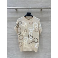 Hermes CHAIN  PRINTED short sleeved sweater 07 2025