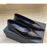 Saint Laurent  Genuine Leather Ballerina Flats for Women balck 1104-2024