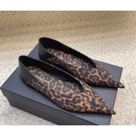Saint Laurent  Genuine satin/leather Ballerina Flats for Women brown 1104-2024