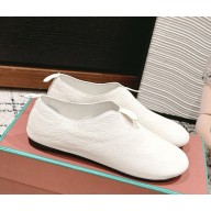 Loro Piana Floaty Flat in Frosted calf leather 1104-01-2024