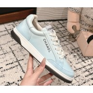 Chanel women/men Trainers Printed Calfskin sneakers 1104-02 2024