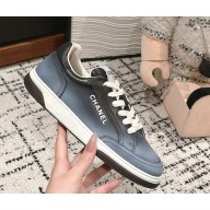 Chanel women/men Trainers Printed Calfskin sneakers 1104-04 2024