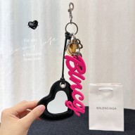 balenciaga Women's Paloma Keychain in Multicolored 01 2024