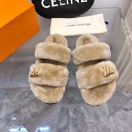 Louis Vuitton LV Sunset Comfort Flat Mule gray 2023