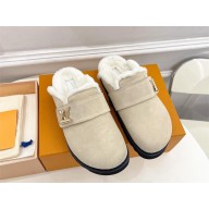 Louis Vuitton LV Cosy Flat Comfort Clog Natural 2023