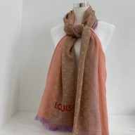 louis vuitton Gradient cashmere scarf pink 2019