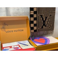 louis vuitton Graphical Scarf M00497 coffee