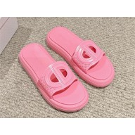 DIOR pink rubber Dioriviera D-Club Slide 2024