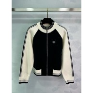celine homme Logo-Embroidered Striped Tech-Jersey Track Jacket 2024 