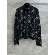 chanel black star printed top 2024 