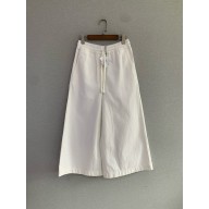 LOEWE Cropped trousers in denim WHITE 2024 