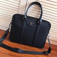 Prada Nylon Briefcase 2VE368 Black 2018