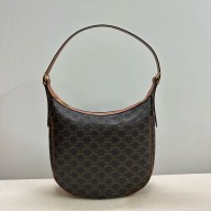 Celine MEDIUM HELOÏSE BAG CUIR TRIOMPHE in TRIOMPHE CANVAS & CALFSKIN 2024
