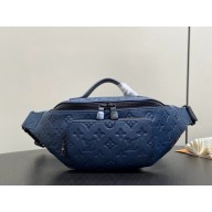 LOUIS VUITTON Monogram Shadow embossed calf leather Rush Bumbag M14784 2025