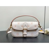LOUIS VUITTON Embossed grained cowhide leather NANO DIANE M13642 2025
