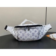 LOUIS VUITTON Monogram Shadow embossed calf leather Rush Bumbag M25227 2025