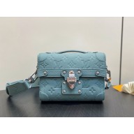 LOUIS VUITTON Taurillon Monogram embossed cowhide leather soul trunk M13870 WATER GREEN 2025
