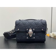 LOUIS VUITTON Taurillon Monogram embossed cowhide leather soul trunk M13871 BLACK 2025