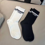 prada logo printed sock 2023