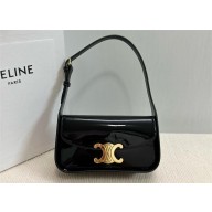 Celine SHOULDER BAG TERENCE in PATENT CALFSKIN BLACK 2024