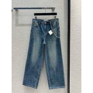 loewe Chain jeans in washed denim 2024