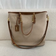 Saint Laurent beige canvas shopping bag (original quality)