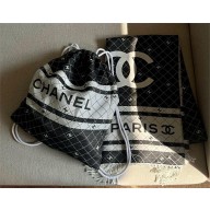 chanel black Beach Backpack and shawl 2024(original quality)