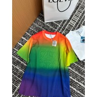 Loewe Multicolor Rainbow Anagram T-shirt in cotton 2023