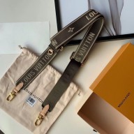 Louis Vuitton Logo Canvas Bandouliere Shoulder Strap army Green 01