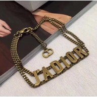 Dior J'adior Bracelet with Double Chain Gold 2018 