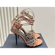 Saint Laurent Babylone 90 leather sandals TAN 2024