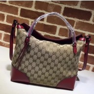Gucci GG Supreme Canvas Tote 353120 Burgundy 2018