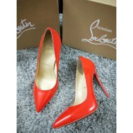 Christian Louboutin Red So Kate Patent Leather  Red Sole Pumps