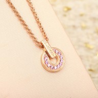 bvlgari bvlgari necklace pink gold 2023