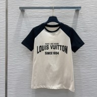 LOUIS VUITTON Signature Varsity T-Shirt white/black 2025