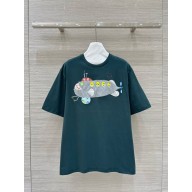 LOEWE Submarine Print T-Shirt green 2024