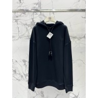 LOEWE BLACK HOODIE 2024