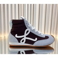 Loewe Sneakers Flow Runner High-Top Sneakers Nylon & Suede Leather 07-2024